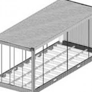 Optimal design of container in extended container movable house (1)