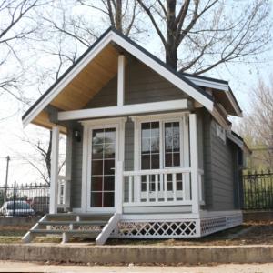 Movable heavy wooden house