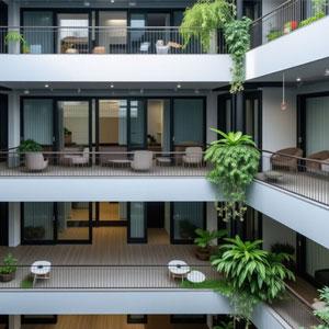 Steel structure apartment